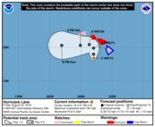 Hurricane Lane is forecast to continue inching northward into the area today, then gradually make a turn toward the west late tonight through Saturday, while passing near or just south of Oahu and Kauai.