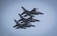 F-16C Fighting Falcons from the New Jersey National Guardâ€™s 177th Fighter Wing fly overhead during the Thunder over the Boardwalk Air Show in Atlantic City, N.J., Aug. 22, 2018. (U.S. Air National Guard photo by Master Sgt. Matt Hecht)