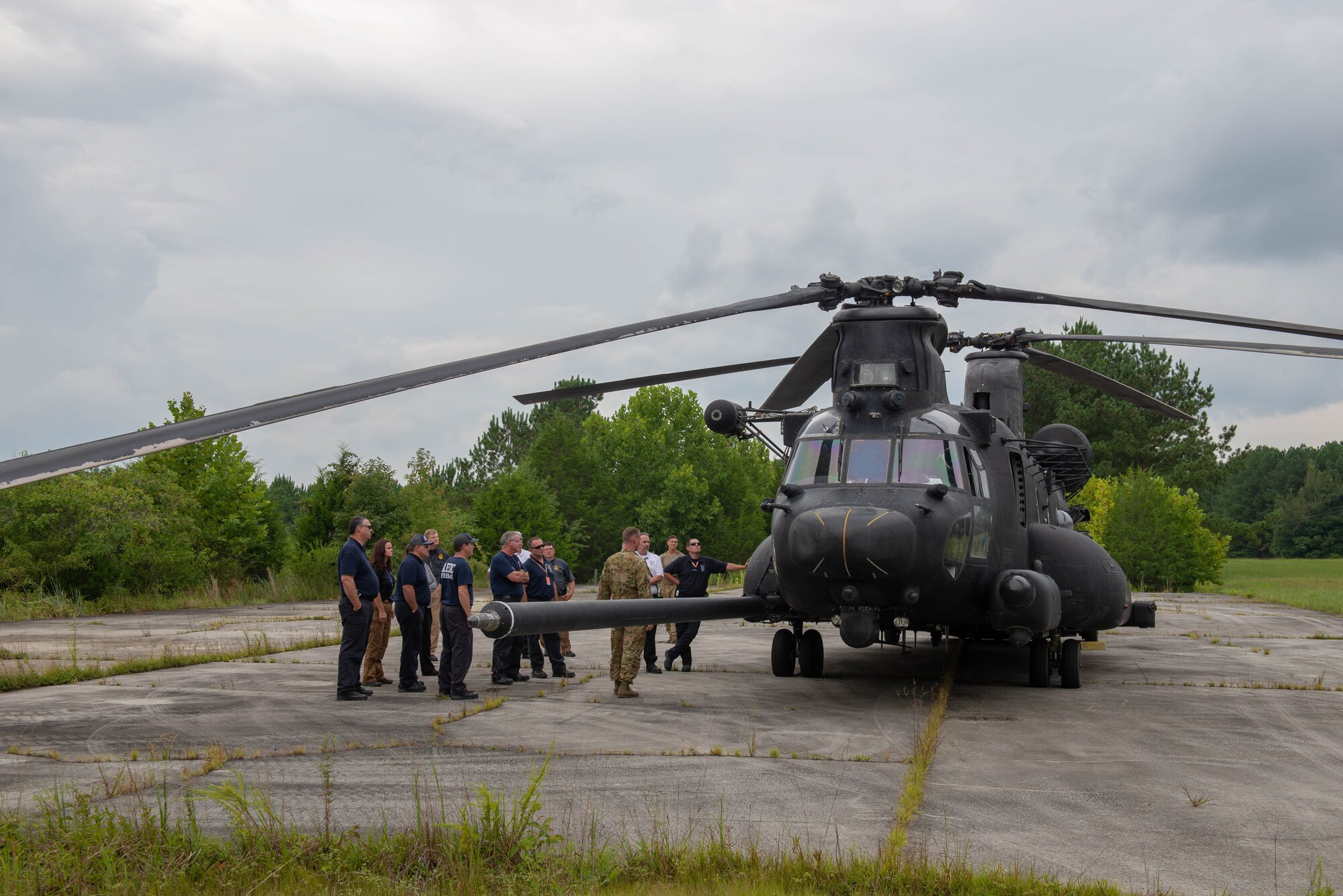 Arnold AFB Emergency Management Services conduct MH-47 familiarization training