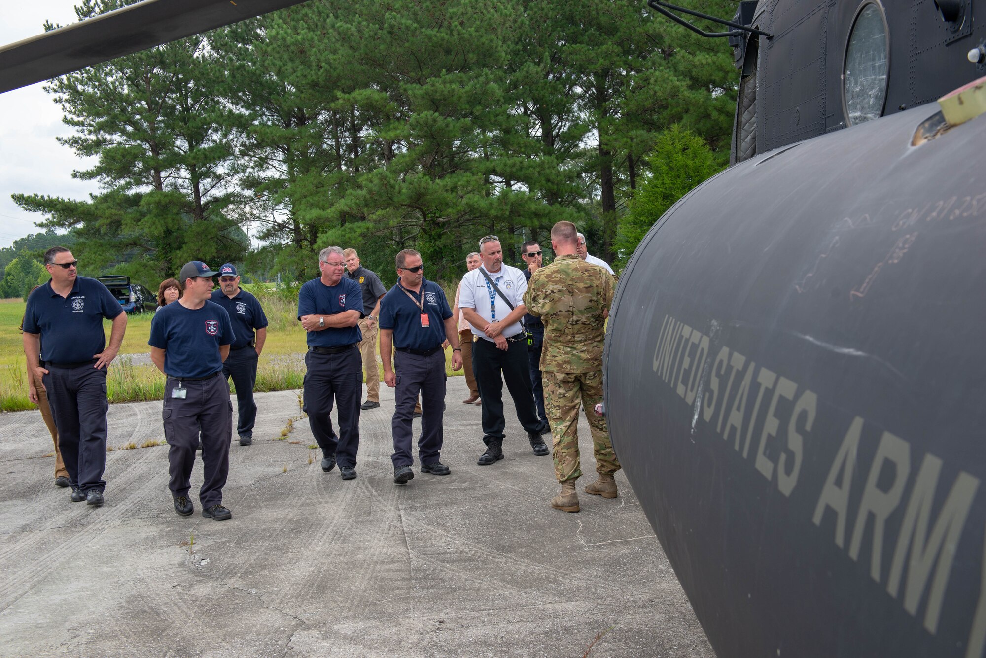 Arnold AFB Emergency Management Services conduct MH-47 familiarization training