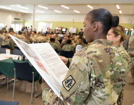 Joint Task Force Guantanamo recognized the 98th anniversary of Women’s Equality Day during a cake cutting ceremony on August 24.  JTF GTMO Commander, Navy Rear Adm. John C. Ring, along with member of the command staff and JTF Troopers, attended the ceremony.