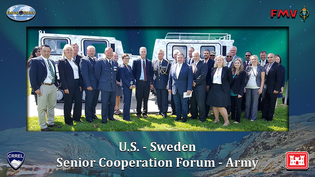 U.S. Army Engineer R&D Center provides venue for U.S. – Sweden Senior Cooperation Forum