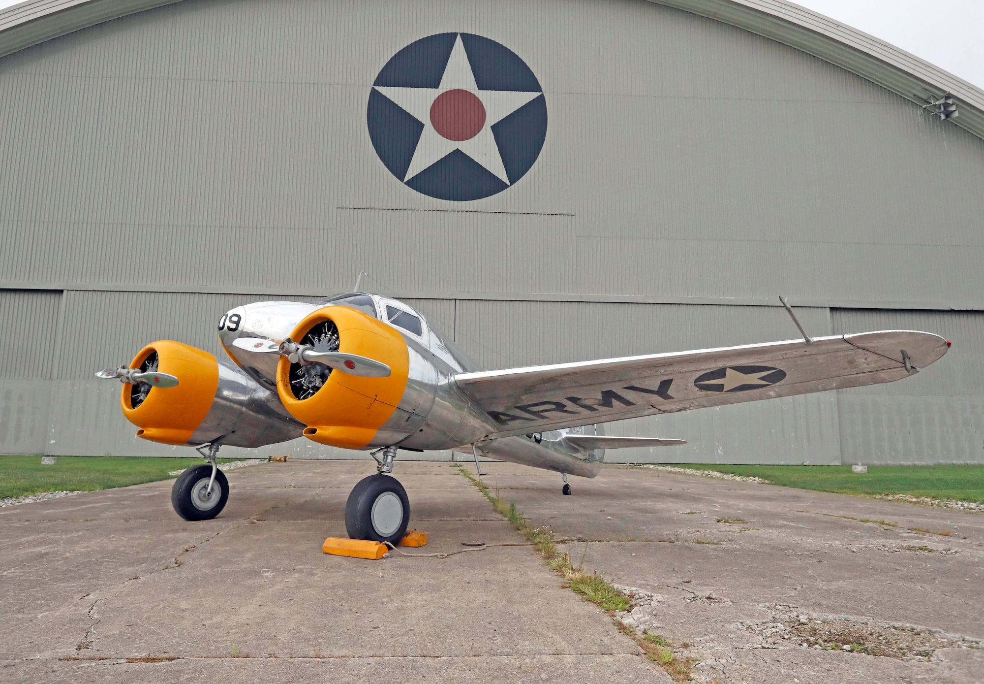 Curtiss AT-9 Jeep/Fledgling at the National Museum of the United States Air Force. The AT-9 advanced trainer was used to bridge the gap between single-engine trainers and twin-engine combat aircraft. (Courtesy photo by Don Popp)