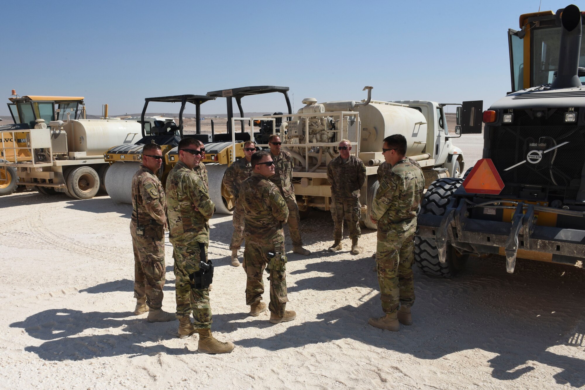 386th AEW leadership visits 441st AES