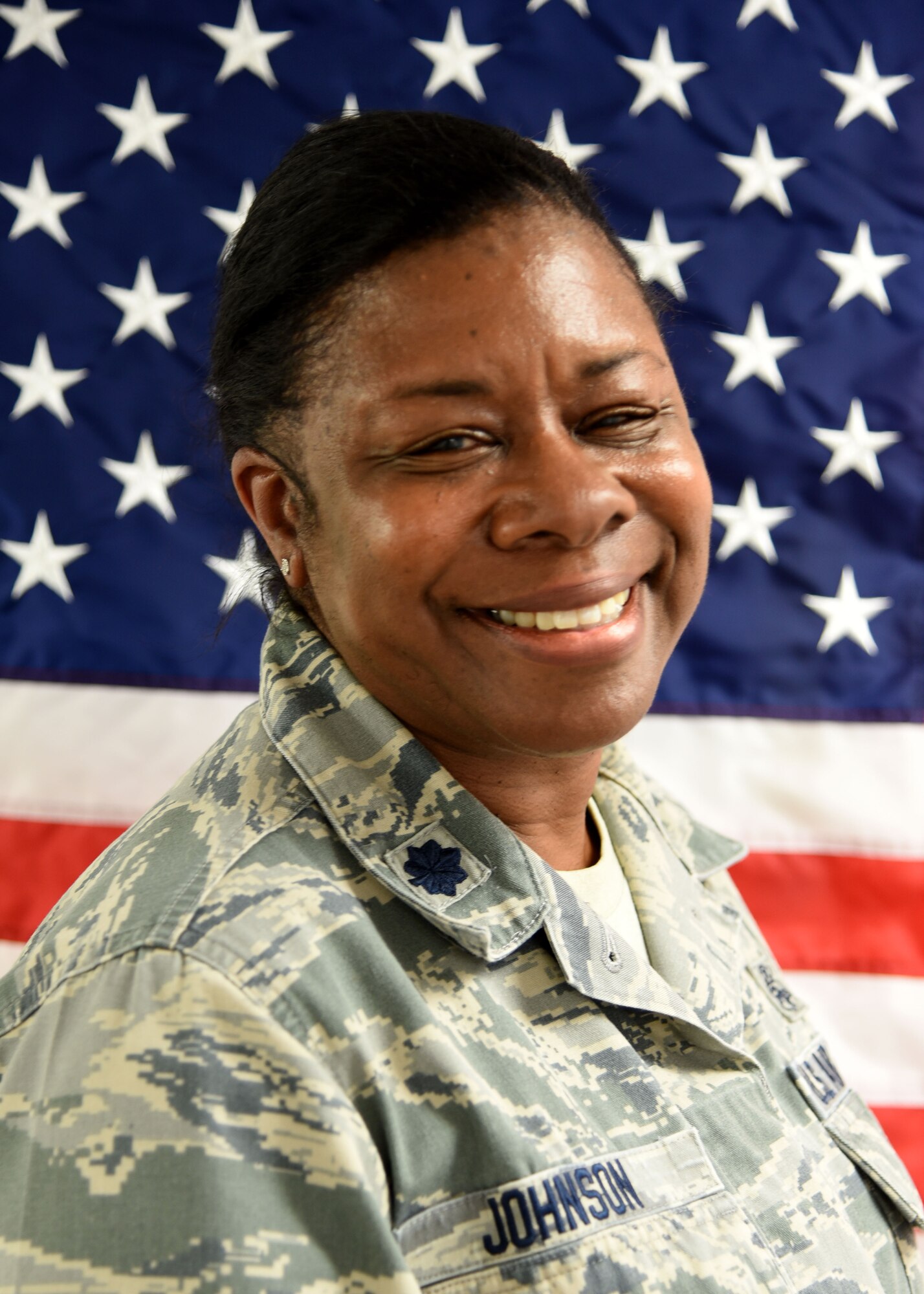 Lt. Col. Rosalind Johnson, 36th Aeromedical Evacuation Squadron, participated in Patriot Warrior Aug. 8-22, 2018. Patriot Warrior is an Air Force Reserve Command exercise that provides an opportunity for Reserve Citizen Airmen to train with joint and international partners in airlift, aeromedical evacuation and mobility support operations. (U.S. Air Force photo/Maj. Marnee A.C. Losurdo)