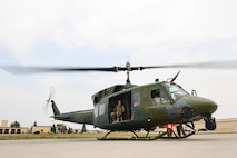 5th SFS MWDs fly with 54th Helicopter Squadron