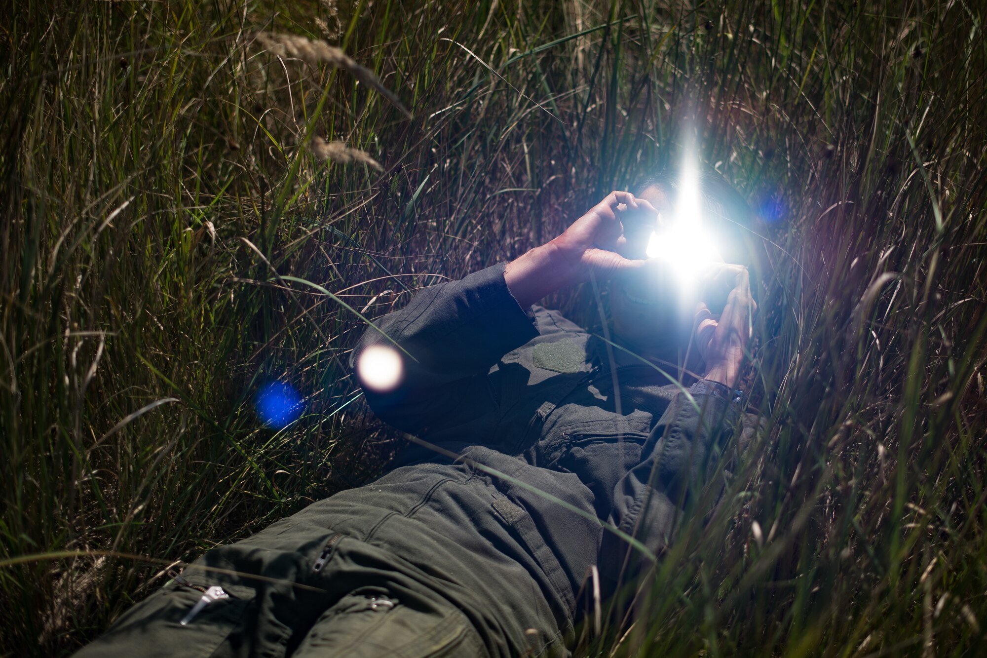 Marlow used the mirror to signal C-130J aircraft overhead so her and her wingmen could be found. The SERE training was part of Carpathian Summer 2018, a bilateral training exercise designed to enhance interoperability and readiness of forces by conducting combined air operations with the Romanian air force.