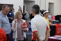 The 375th Force Support Squadron hosted an Education Fair on Aug 16, 2018 at the Scott Air Force Base Event Center at Scott AFB, Ill. The Education Fair was held to give service members and their families a chance to compare educational opportunities provided by military friendly schools and academic support agencies.