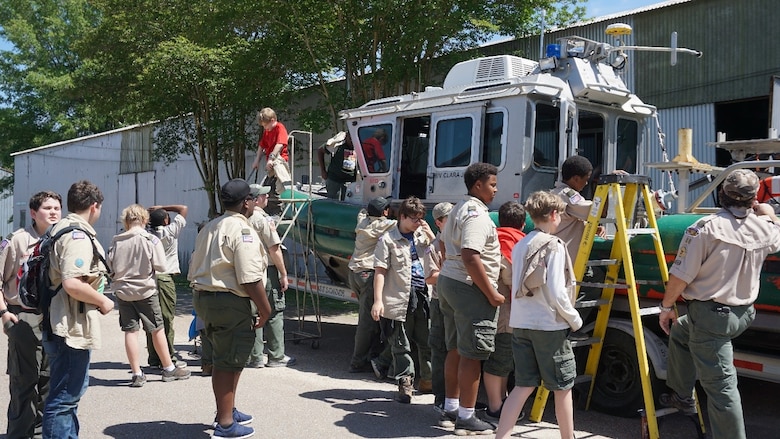 Boy scouts hold annual campout