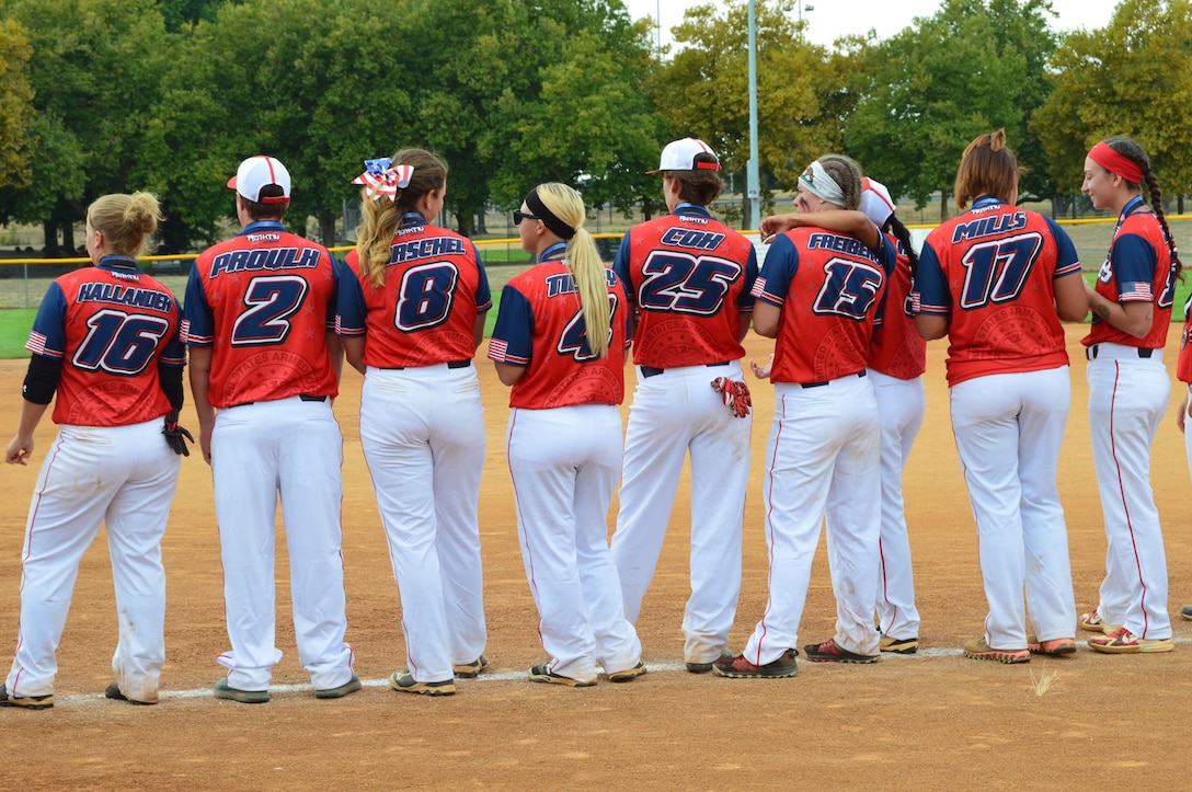 U.S. Armed Forces Women's Softball Team Members