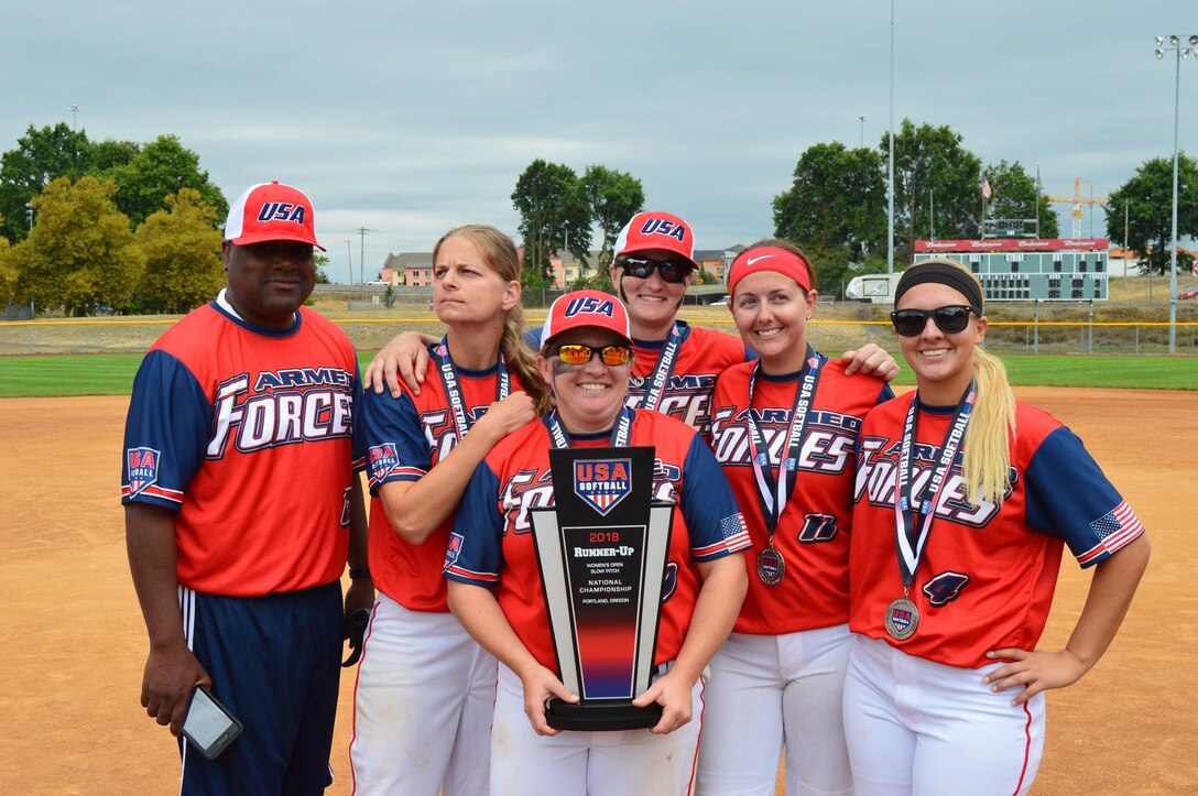 U.S. Armed Forces Women's Softball Team Members