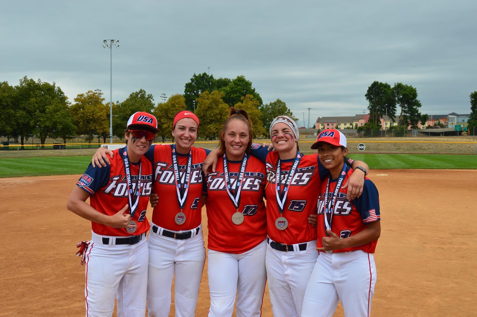 U.S. Armed Forces Women's Softball Team Members