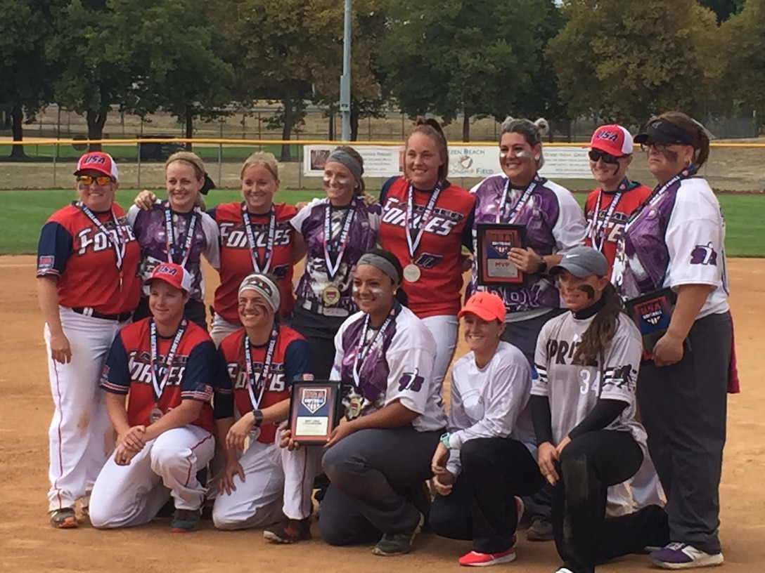 U.S. Armed Forces Women's Softball Team Members