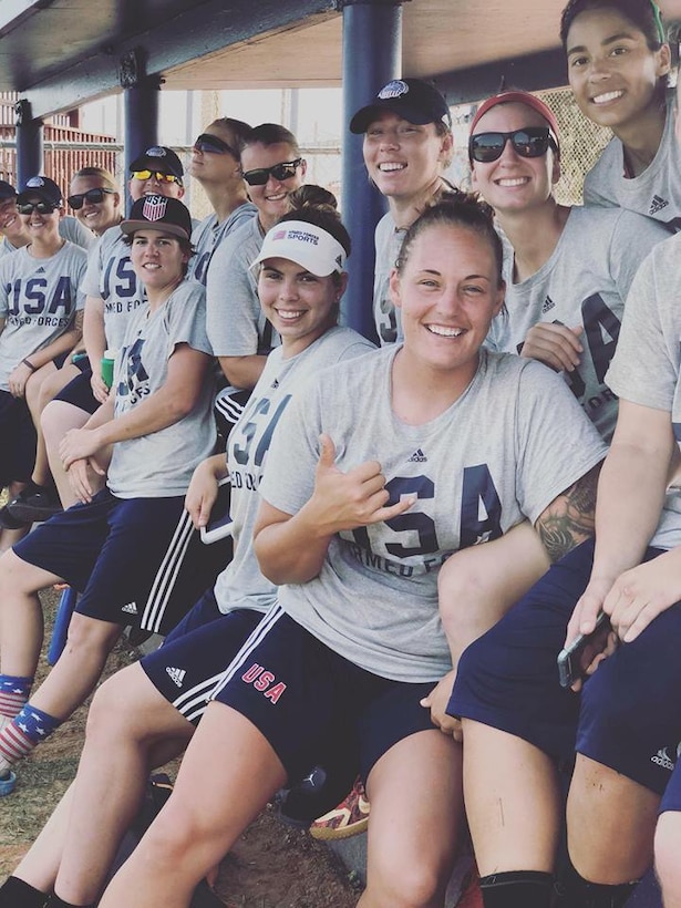 U.S. Armed Forces Women's Softball Team Members