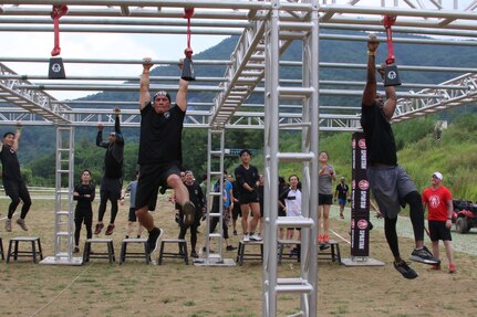 Senior leaders build camaraderie during Spartan