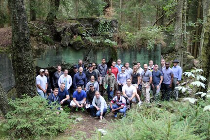 7th MSC junior officers develop military decision making skills during staff ride to Aachen, Huertgen Forest