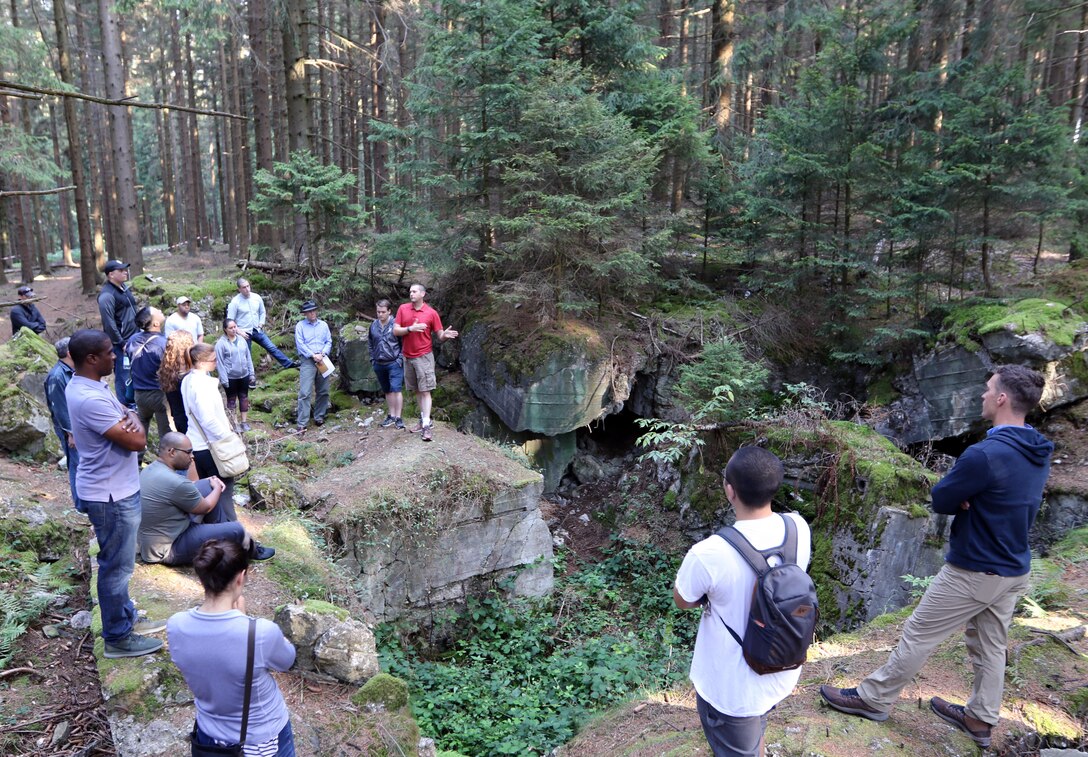 7th MSC junior officers develop military decision making skills during staff ride to Aachen, Huertgen Forest