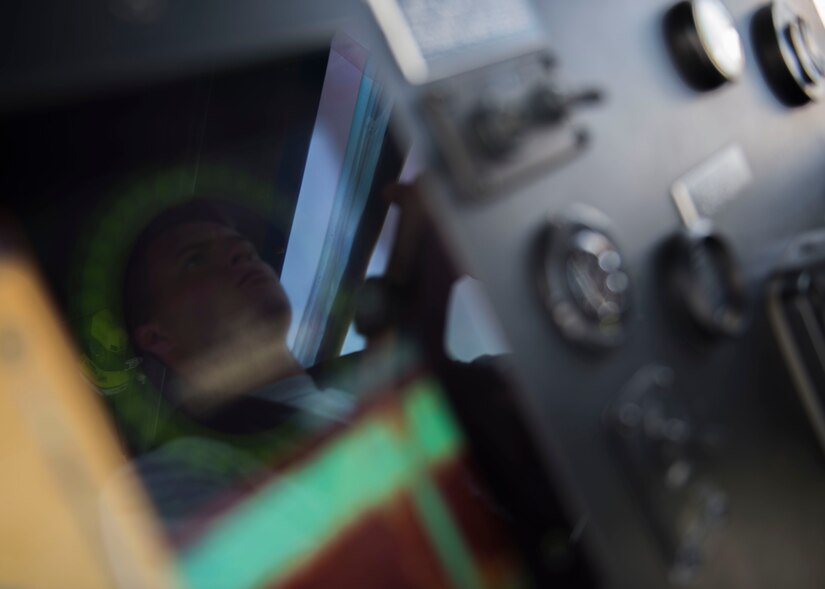 U.S. Air Force Airman 1st Class Zachary Adams, 633rd Security Forces Squadron response force leader, operates a boat at Joint Base Langley-Eustis, Virginia, Aug. 15, 2018.