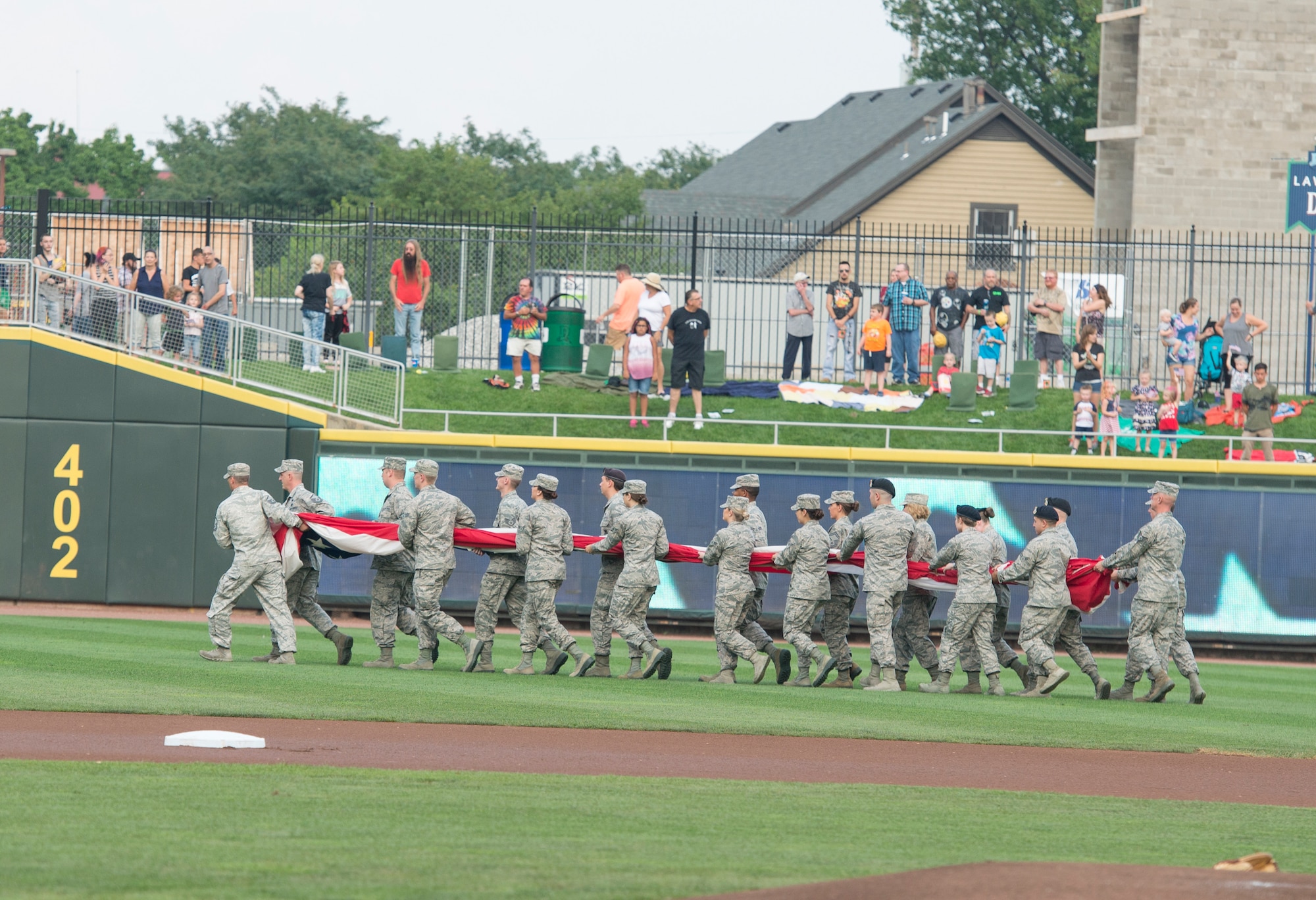 Dayton Dragons host military appreciation night