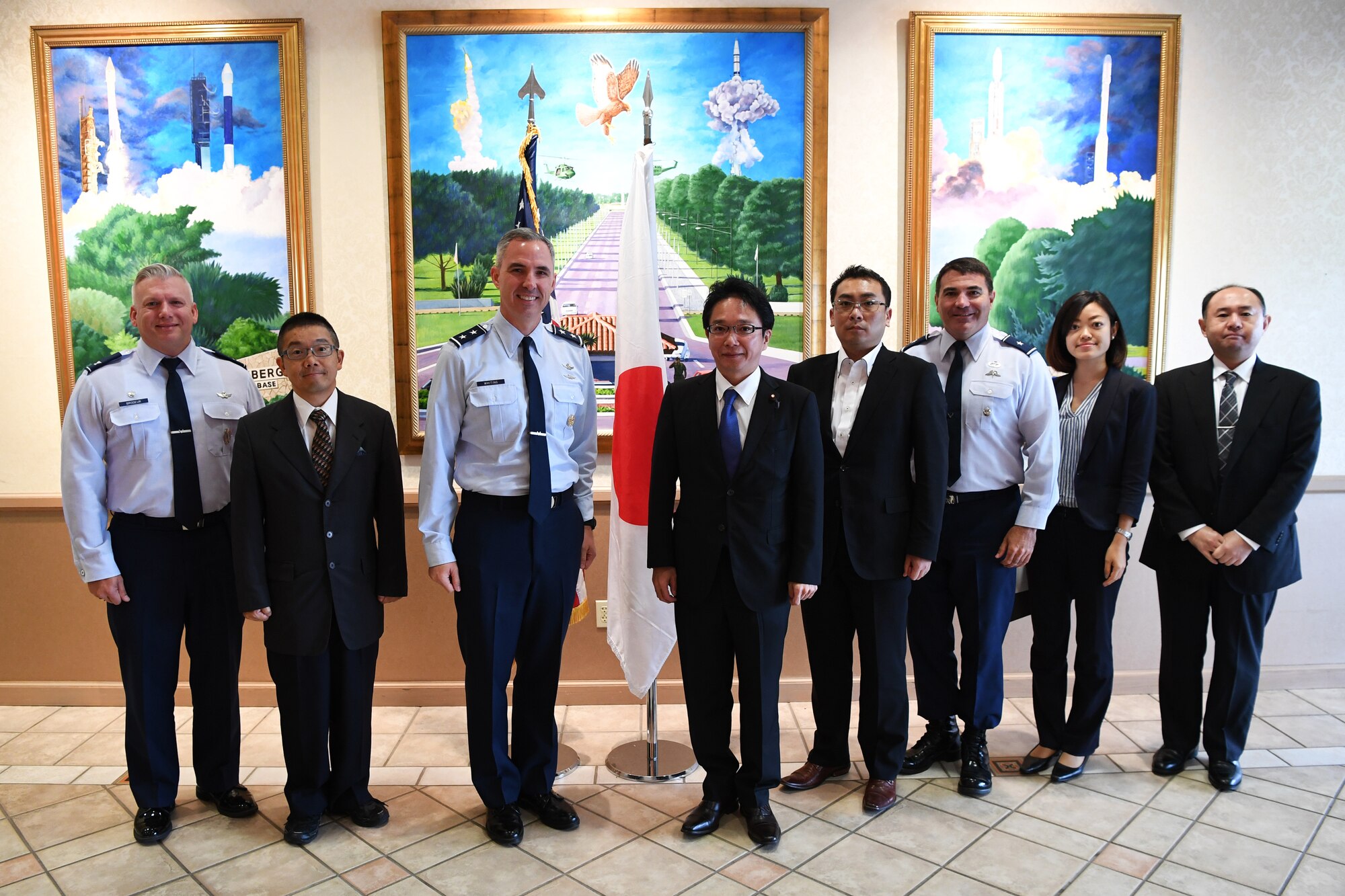 Japanese Vice Minister of Defense visits Vandenberg