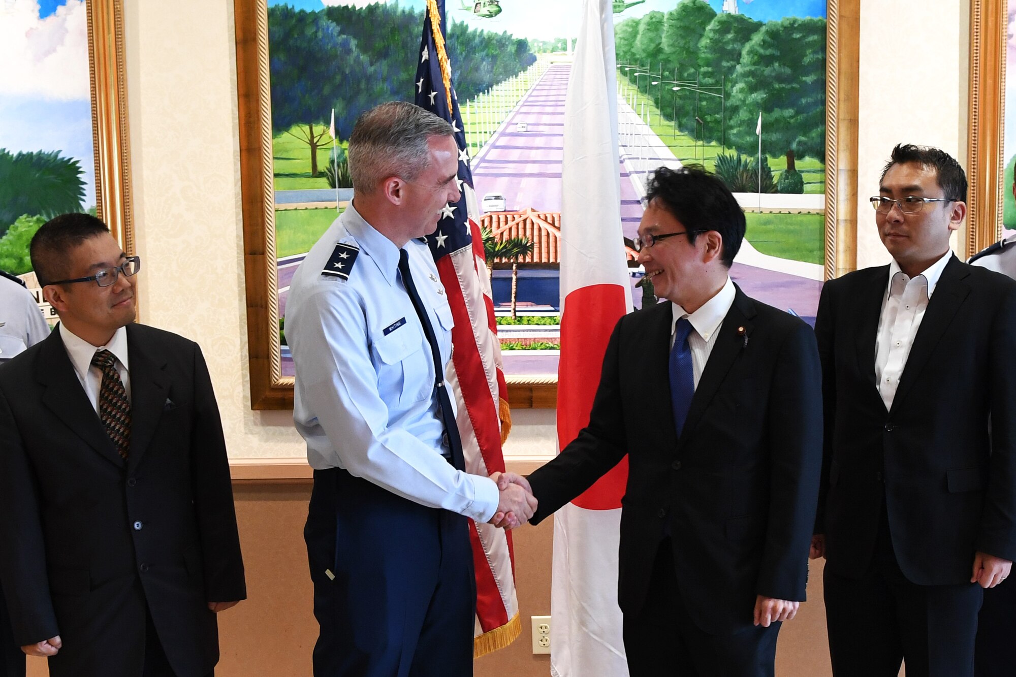 Japanese Vice Minister of Defense visits Vandenberg