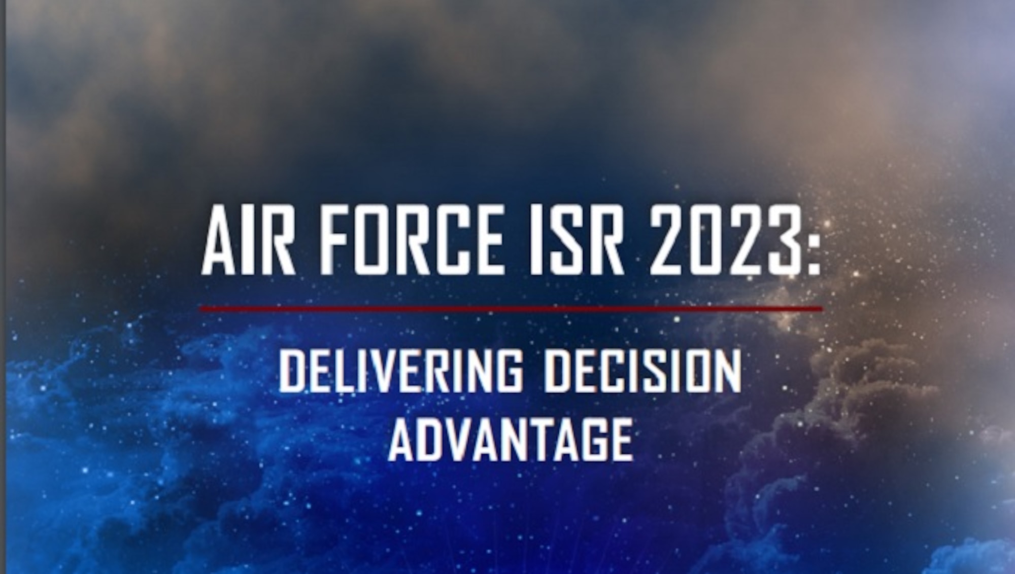 A Strategic Vision for the AF ISR Enterprise