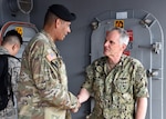 7th Fleet Leadership Welcomes U.S. Forces Korea aboard USS Blue Ridge