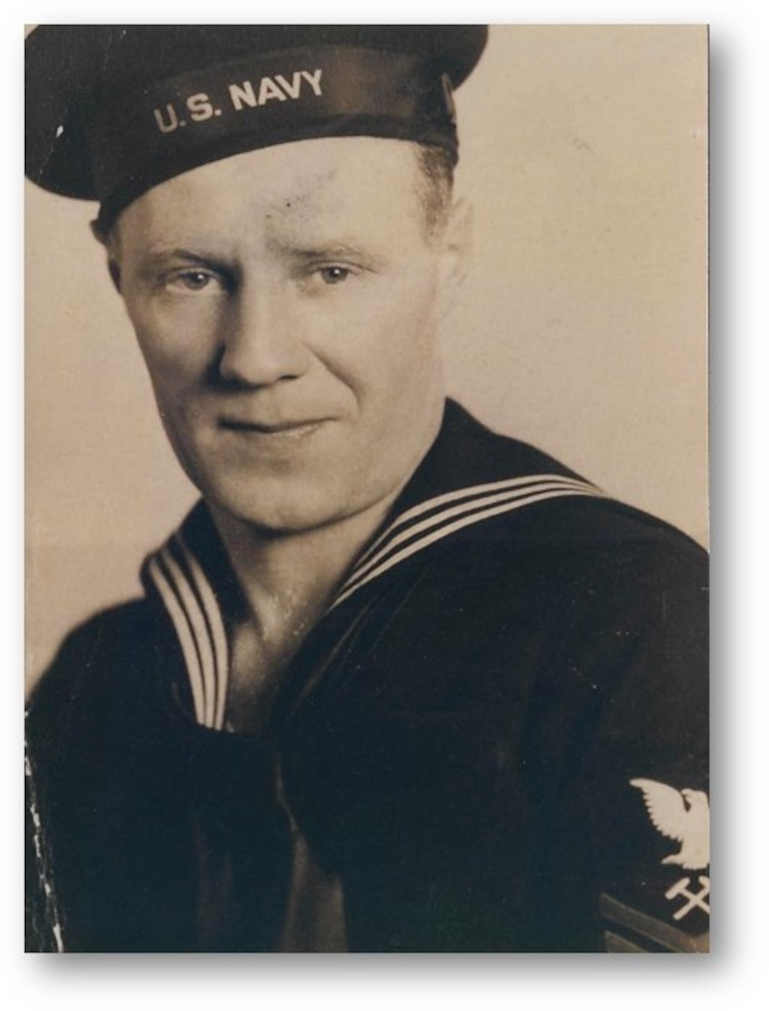 Henry Anderburg, maternal grandfather of John Moyes, the 28th Bomb Wing historian, served in the U.S. Navy as a Frogman during World War I. He was awarded a Bronze Star during his service. (Courtesy photo)