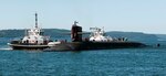 The Ohio-class ballistic missile submarine USS Nebraska (SSBN 739) returns home to Naval Base Kitsap-Bangor following the boats first strategic patrol since 2013. Nebraska recently completed a 41-month engineered refueling overhaul, which will extend the life of the submarine for another 20 years.