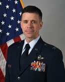 Official portrait of Col. Mitchell R. Johnson, the 119th Wing vice-commander.