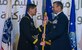 U.S. Army Gen. Joseph L. Votel, Commander of U.S. Central Command (CENTCOM), passes the guidon to U.S. Air Force Lt. Gen. Joseph T. Guastella Jr., Commander of U.S. Air Forces Central Command (AFCENT), during a change of command ceremony at Al Udeid Air Base, Qatar, Aug. 30, 2018. As the Combined Force Air Component Commander for CENTCOM, Guastella is responsible for developing contingency plans and conducting air operations in a 20-nation area of responsibility covering Central and Southwest Asia. AFCENT, in concert with coalition, joint, and interagency partners, delivers decisive air, space and cyberspace capabilities for CENTCOM, allied nations, and America. (U.S. Air Force photo by Senior Airman Xavier Navarro)