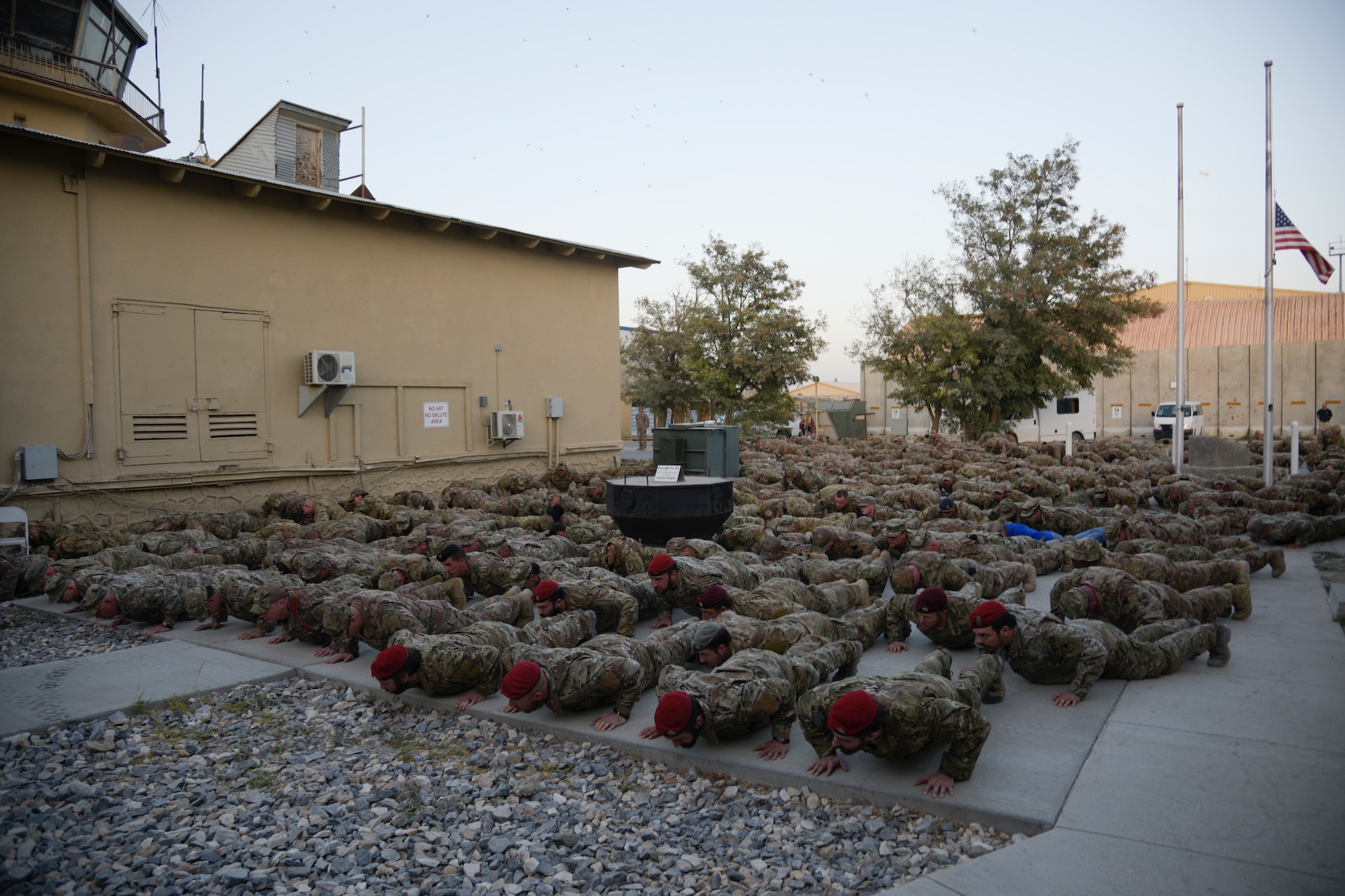 On August 28, members of the special operations community and Bagram Airfield gathered at the Memorial Courtyard at Camp Cunningham, Afghanistan, to recognize Chapman, a Special Tactics combat controller with the 24th Special Tactics Squadron who received the Medal of Honor for his actions during the Battle of Takur Ghar.