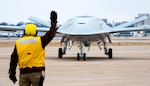 Boeing conducts MQ-25 deck handling demonstration at its facility in St. Louis, Mo.