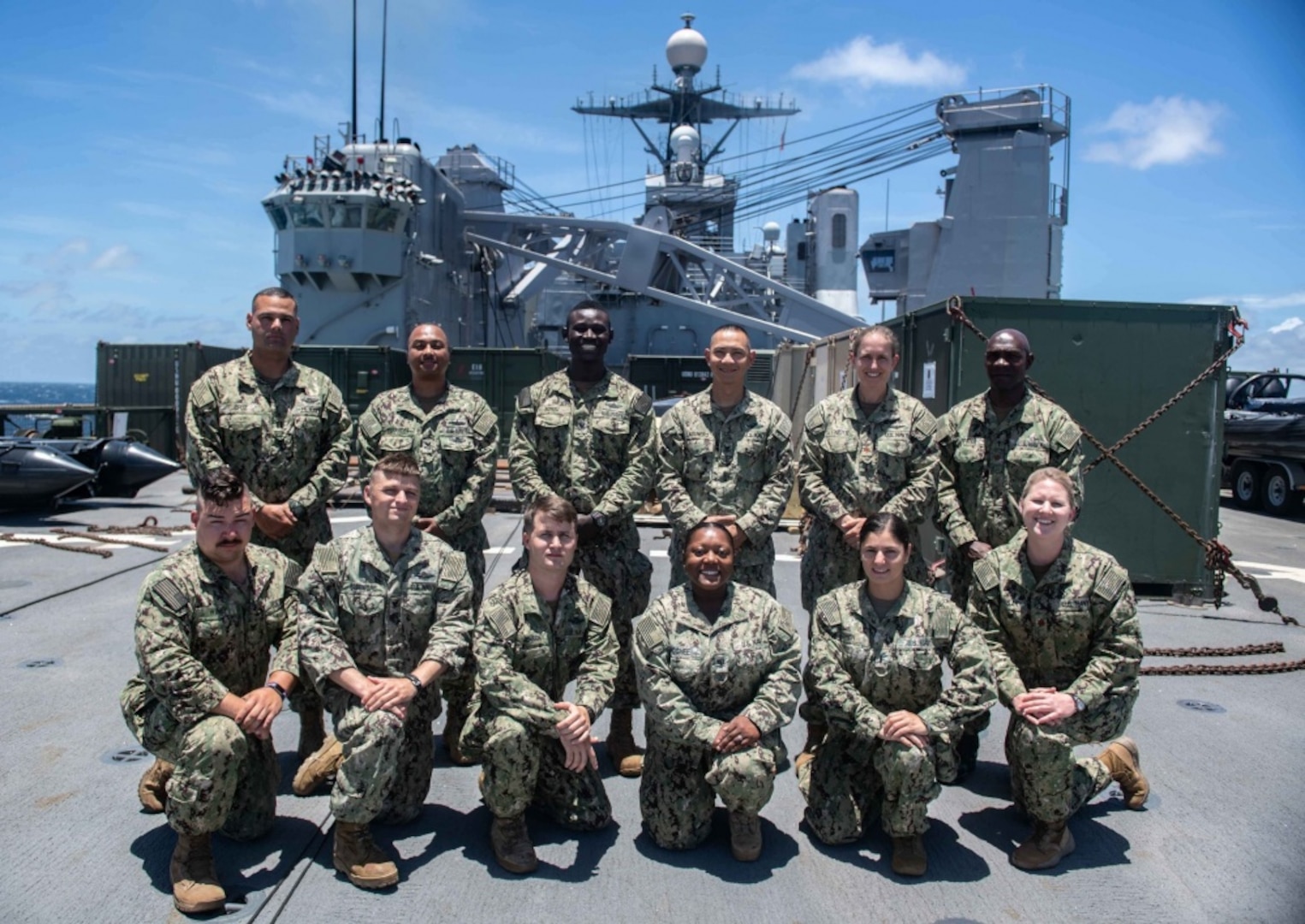 Southern Partnership Station 2018 Fleet Health Engagement Team poses for a photo.