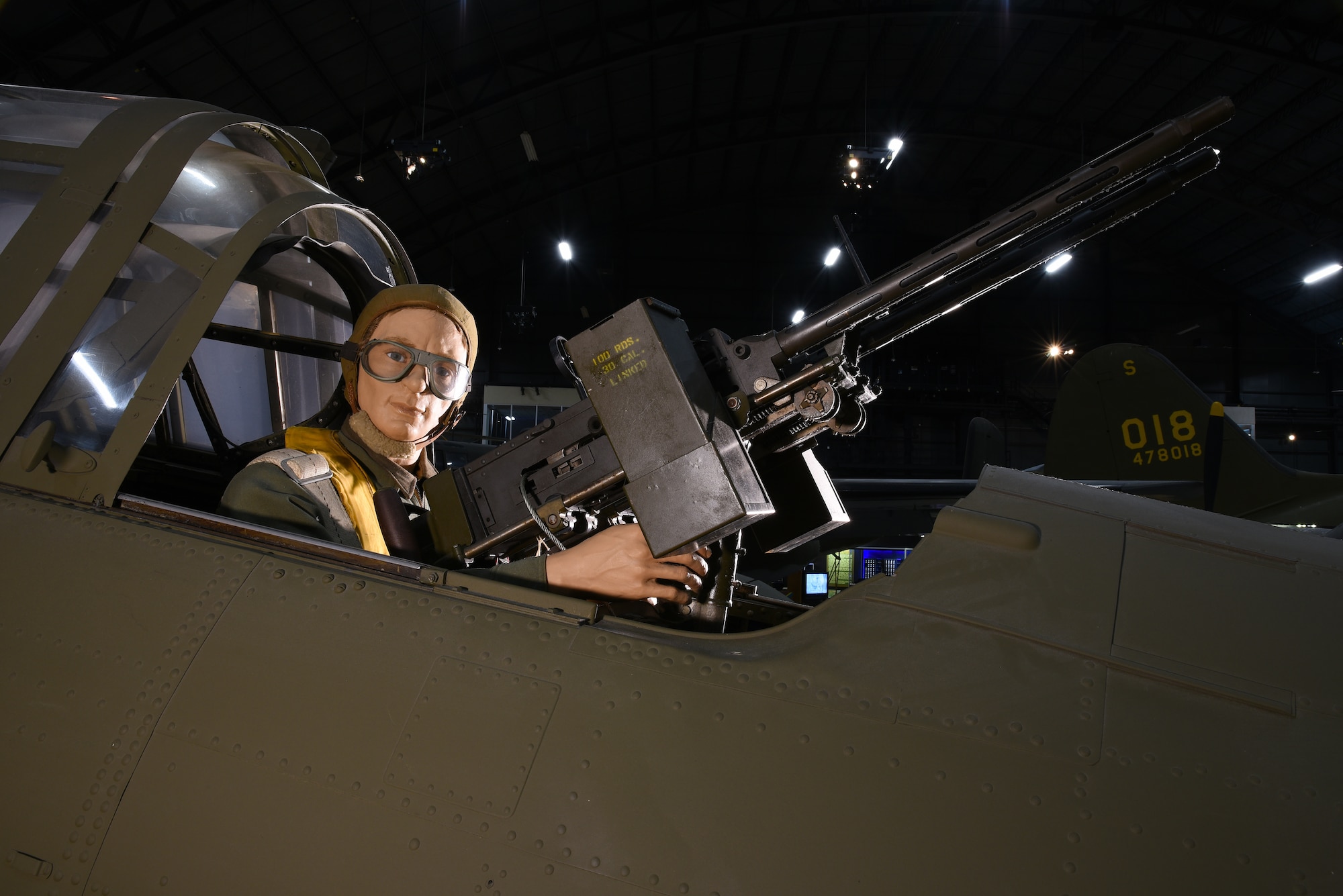 DAYTON, Ohio -- Douglas A-24 in the WWII Gallery at the National Museum of the United States Air Force. (U.S. Air Force photo by Ken LaRock)