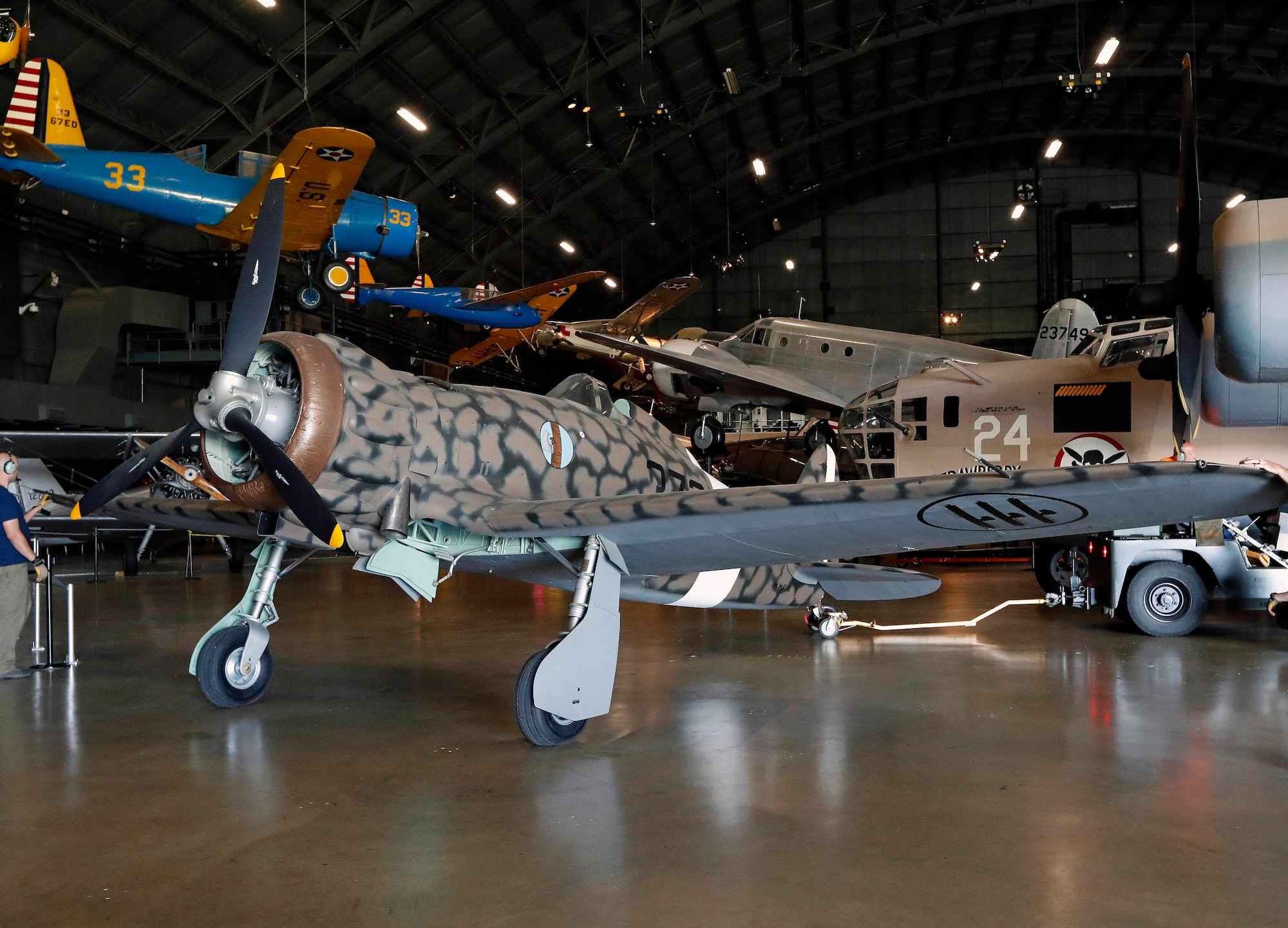 DAYTON, Ohio -- Macchi MC.200 Saetta in the WWII Gallery at the National Museum of the United States Air Force. (Courtesy photo by Don Popp)