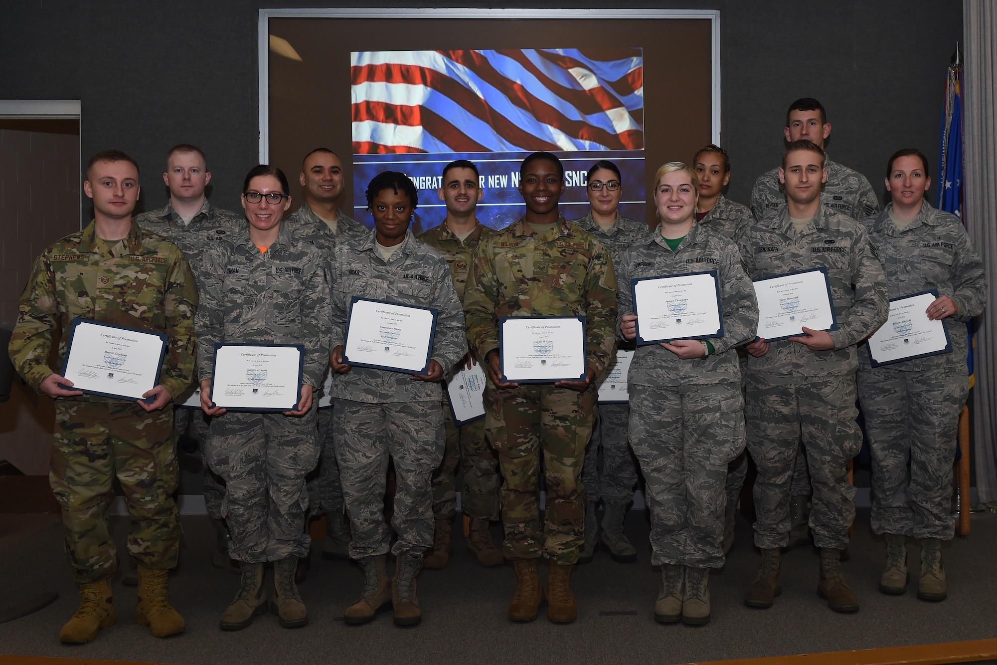 99 Grissom Airmen inducted into rank of NCO, SNCO