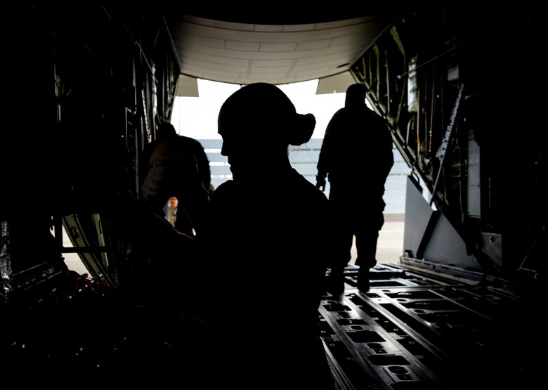 U.S. Air Force Senior Airman Tori Watts, 100th Logistics Readiness Squadron fuels distribution driver and 67th Special Operations Squadron Forward Arming and Refueling Point team member, packs a fuel hose for a FARP mission at RAF Mildenhall, England, Oct. 11, 2018. The team puts readiness into reality, constantly training to provide for the mission anytime and anywhere. (U.S. Air Force photo by Airman 1st Class Alexandria Lee)