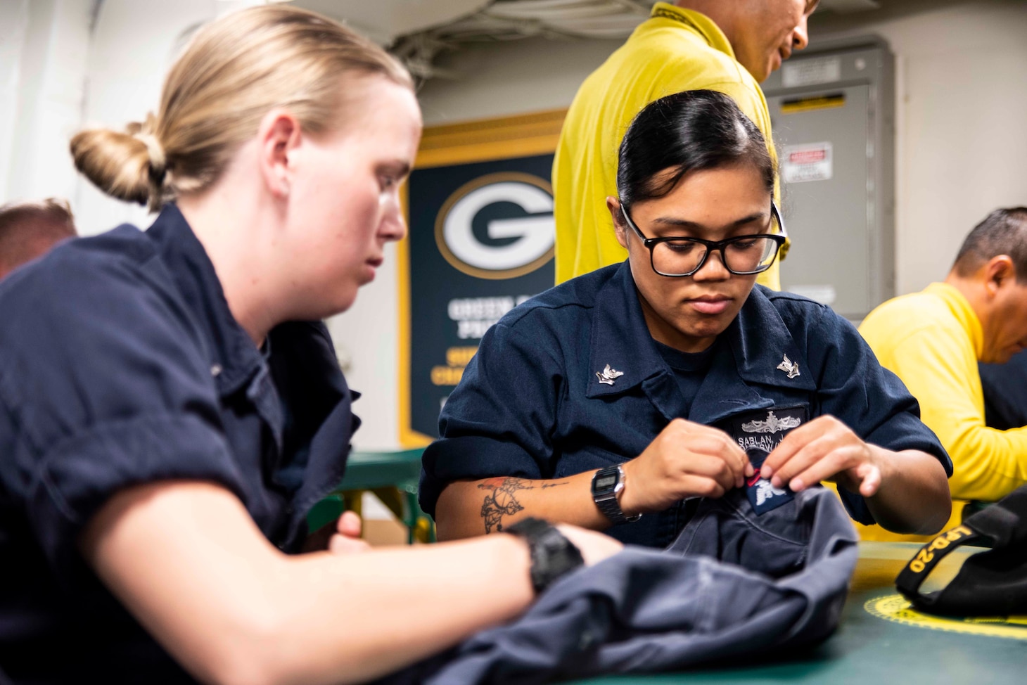 USS Green Bay celebrates classic Navy tradition