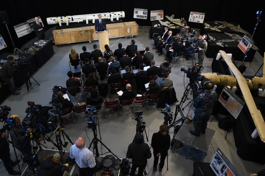 An overview of a press conference.