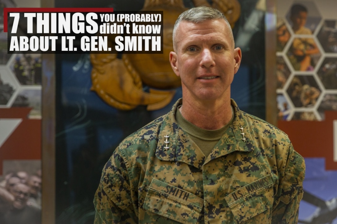 Lt. Gen. Eric M. Smith, the III Marine Expeditionary Force commanding general, answers some personal questions to create a tighter bond with III MEF Marines. He lets us know things like his favorite musical artist, sports team and what his preferred superpower would be. (U.S. Marine Corps photo by Sgt. Amaia Unanue)