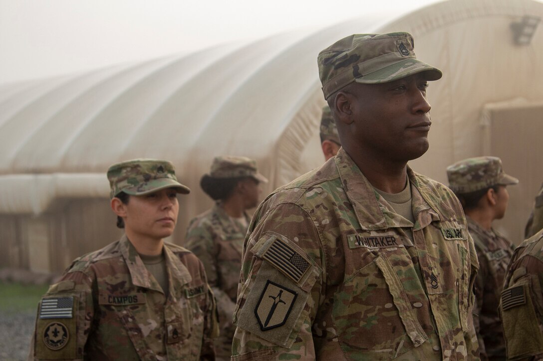 Promotion at 300th Sustainment Brigade