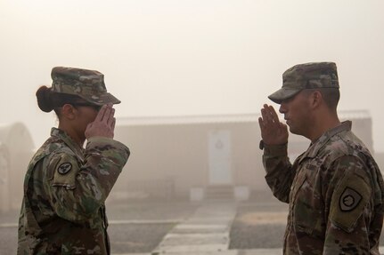 Promotion at 300th Sustainment Brigade