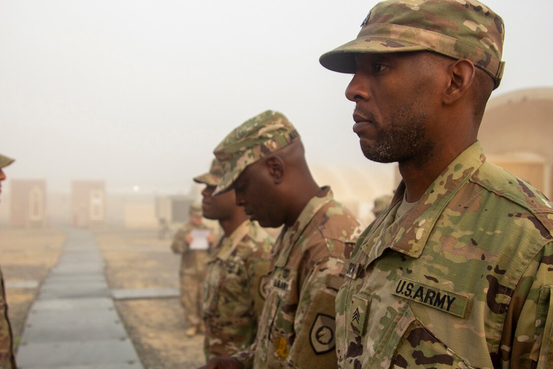 Promotion at 300th Sustainment Brigade