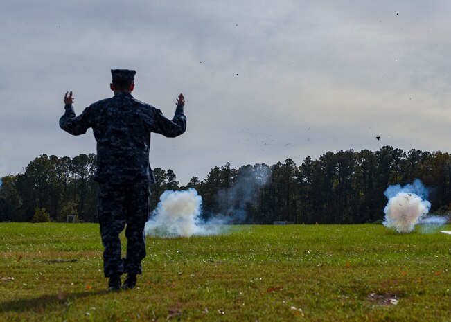 Joint Forces Staff College Non-Lethal Weapons Elective Course, Range Day