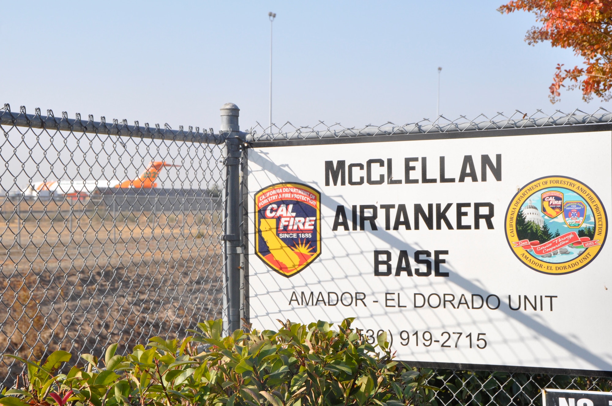 Former McClellan Air Force Base, which closed in July 2001, is an ideal location for Cal Fire aircraft as the base was known as a logistics center housing various aircraft.