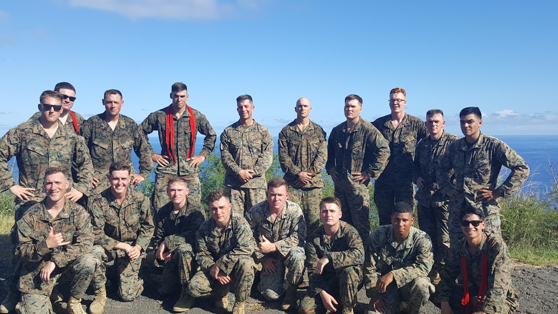 2/3 Battalion Fire Support Team visited Iwo Jima
