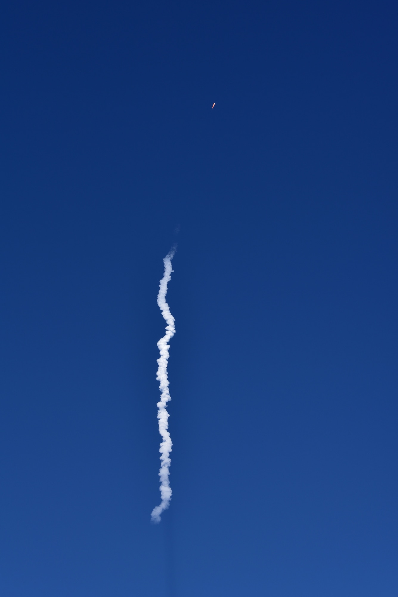 SpaceX's Falcon 9 rocket CRS-16 lift off from Space Launch Complex 40 on Dec 5, 2018 at Cape Canaveral Air Station, Fla. The CRS-16, a cargo resupply mission to the International Space Station, carried more than 5,600 pounds of supplies to the ISS, including 250 research and science projects. (U.S. Air Force photo by Tech. Sgt. Andrew Satran)