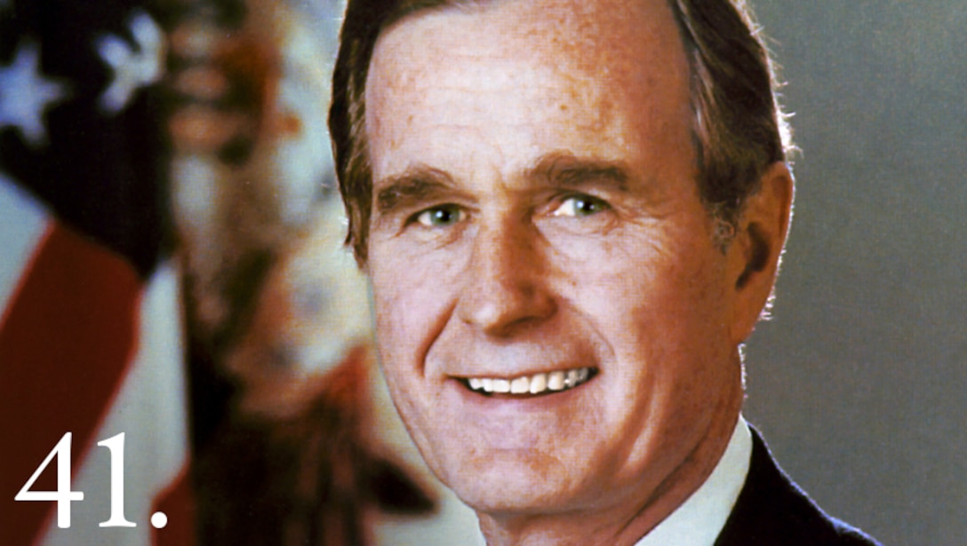 George H. W. Bush, 41st president of the United States