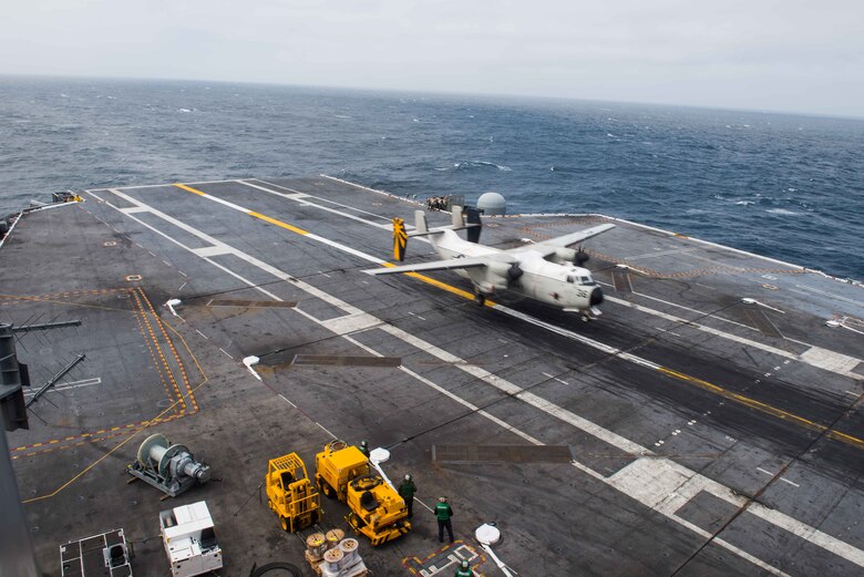 The air logistics hub was first operated in August when USS Anchorage (LPD 23) visited Trincomalee, Sri Lanka and supported the Essex Amphibious Ready Group as it transited the western boundary of the 7th Fleet area of operations. 
	"The log hub is a great opportunity to leverage private industry in Sri Lanka to enhance the U.S. Navy's operational reach,” said Lt. Austin Gage, 7th Fleet Logistics Readiness Cell chief. “We are generating standard operating procedures to optimize our supply chain to be more agile and mobile and utilize strategic locations in the Indian Ocean.”  
Building the necessary logistical footprint requires cooperation from all sides of the operation.
“In addition to the deployed team, we have had excellent support from the fantastic professionals at the supporting agencies: Naval Supply Systems Command, Commander, Naval Air Forces, U.S. Embassy staff; this has truly been a global effort,” said Gage.  “The Sri Lankan people have been incredibly hospitable hosts as we work on this shared endeavor."	
John C. Stennis Sailors play a major role in expanding the logistics hub concept. Moving forward, the team hopes to set a logistical standard for U.S. Navy vessels operating in the Indian Ocean.
	"The cumulative efforts of numerous stakeholders to facilitate the logistics hub in Sri Lanka will pay dividends for all future transiting units in addition to make our Navy more sustainable and a more formidable force throughout the Pacific theater," said Lt. Cmdr.  Frederick Espy, Commander Task Force 70 Maintenance, Material, Logistics, Readiness representative.
	For more news on John C. Stennis, visit www.stennis.navy.mil or follow along on Facebook at www.facebook.com/stennis74.